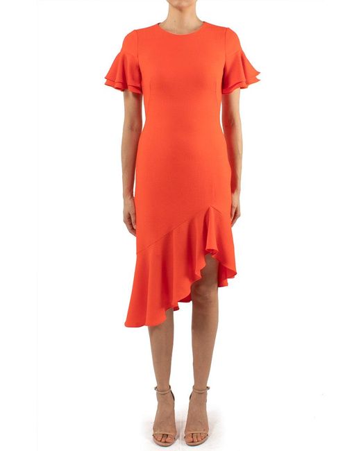 Black Halo Ruiz Dress Ss in Red Lyst UK