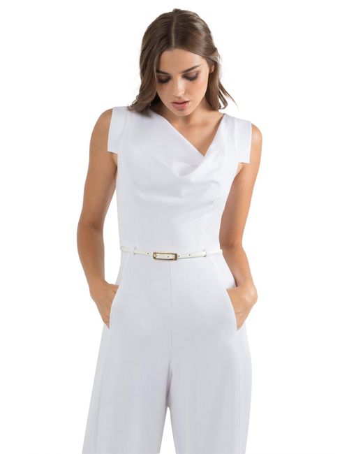 black halo jackie jumpsuit