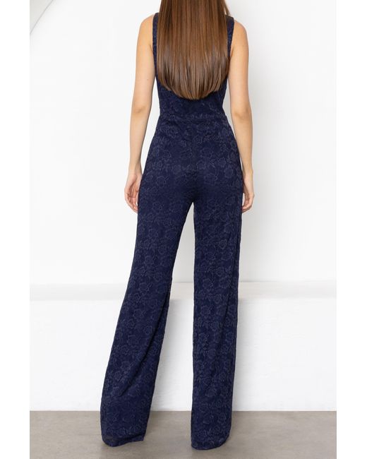 Black Halo Blue Corrine Jumpsuit
