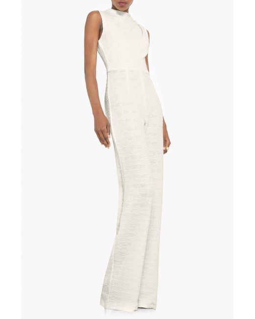 Black Halo White Corrine Jumpsuit