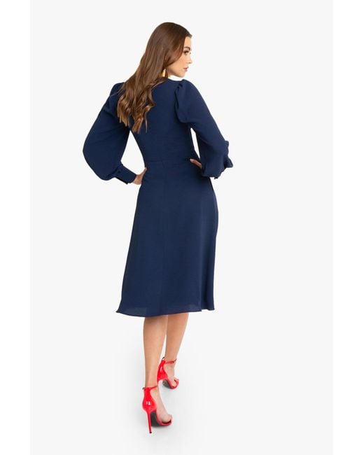 Black halo outlet navy dress