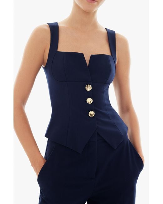 Black Halo Blue Lucian 2pc Jumpsuit