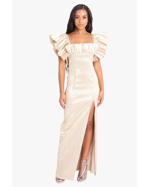 Black Halo Synthetic Prince Gown in White | Lyst