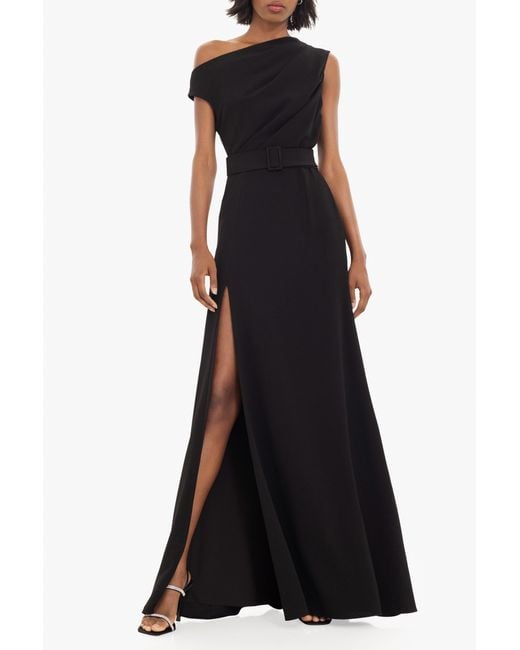 Black Halo Black Caprina Gown