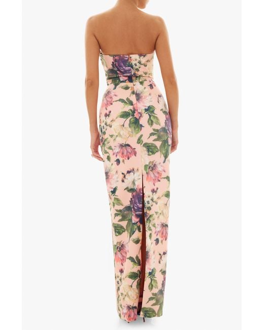 Black Halo Multicolor Leonora Gown