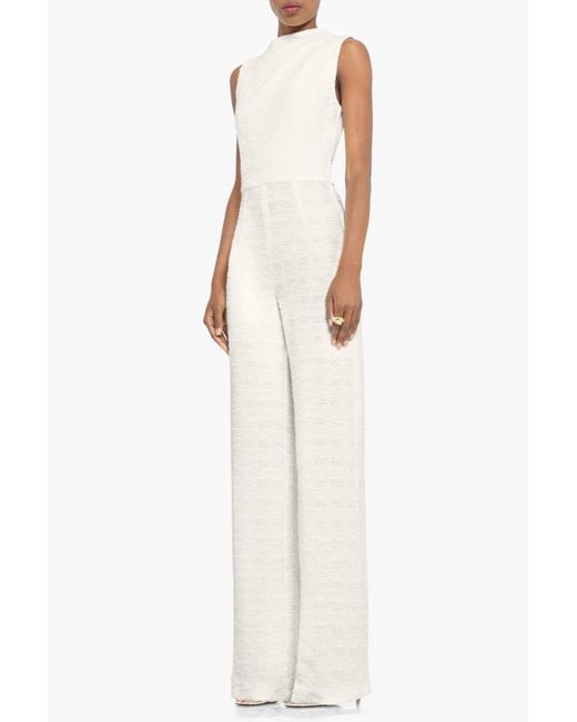 Black Halo White Corrine Jumpsuit