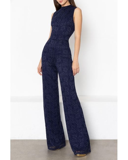 Black Halo Blue Corrine Jumpsuit
