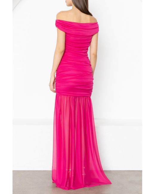 Black Halo Pink Amara Gown