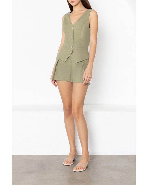 Black Halo Green Matias Playsuit
