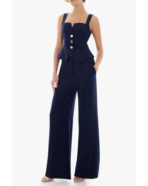 Black Halo Blue Lucian 2pc Jumpsuit