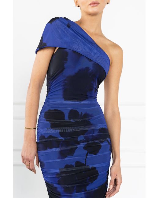 Black Halo Blue Rosario Maxi Dress
