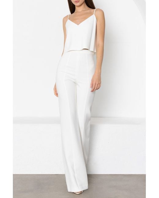 Black Halo White Isabella Pant
