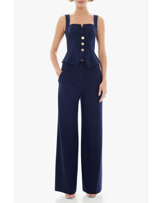 Black Halo Blue Lucian 2pc Jumpsuit