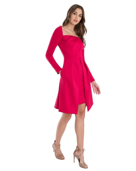 black halo cocktail dress