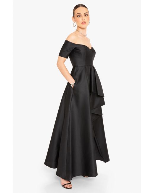 Black Halo Green Serafina Gown