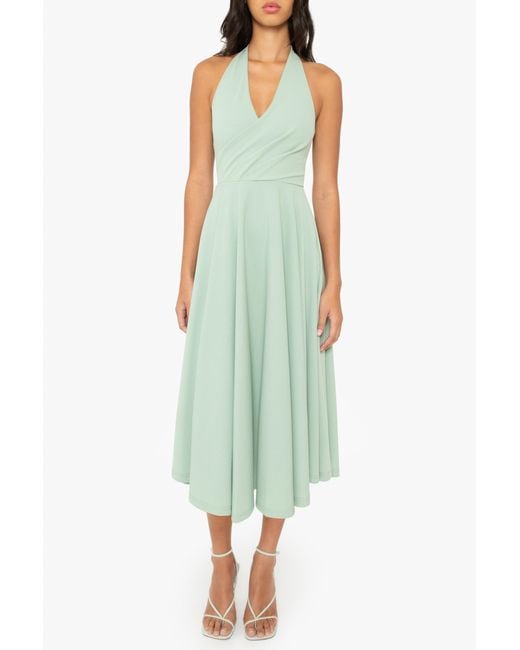 Black Halo Women's Green Armin Midi Dress - www.rajagirimanappuram.com