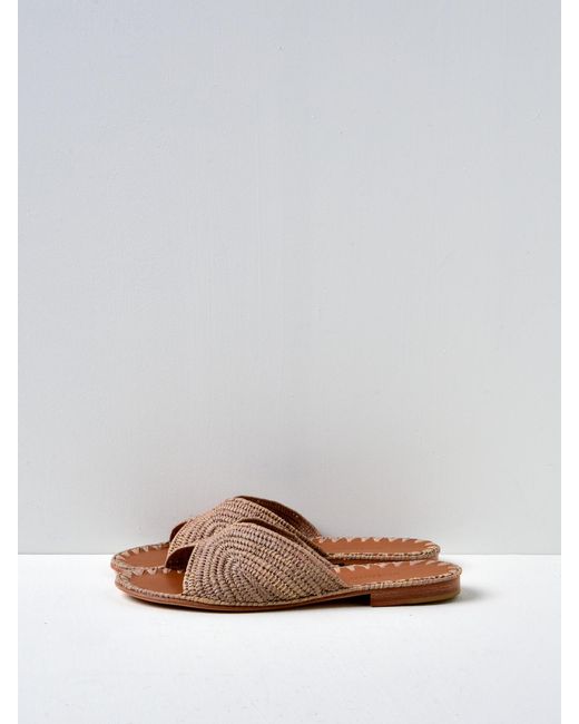 Hoeksalon leder ecru