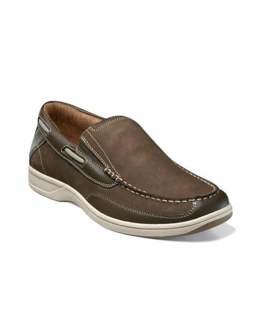 florsheim marina slip on boat shoe
