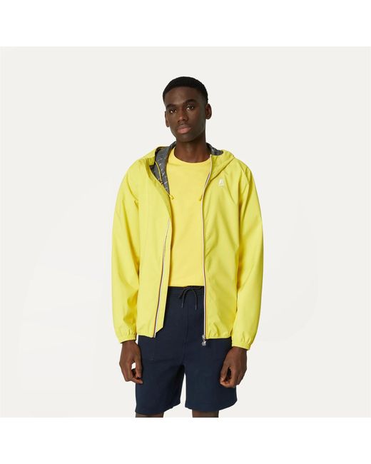 zeemijl Outlook Aan het liegen K-Way Jack Stretch Dot Jacket Yellow for Men | Lyst