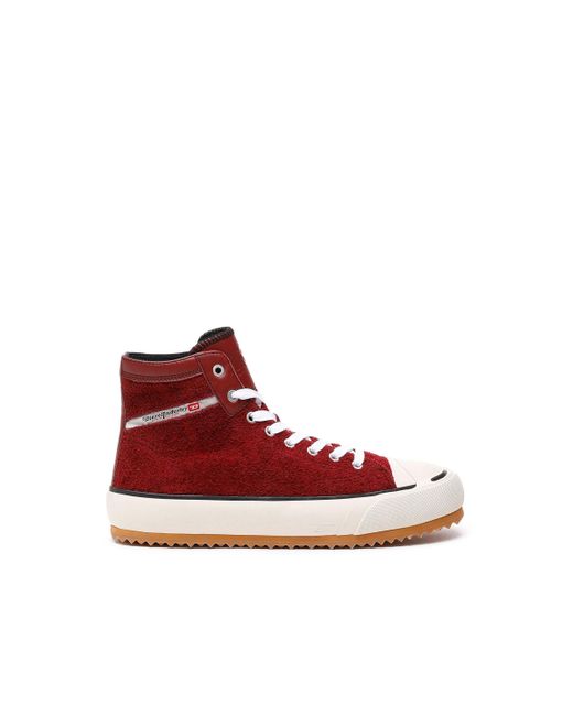 DIESEL S-principia Mid X Multicolor Sneakers in Red for Men | Lyst UK