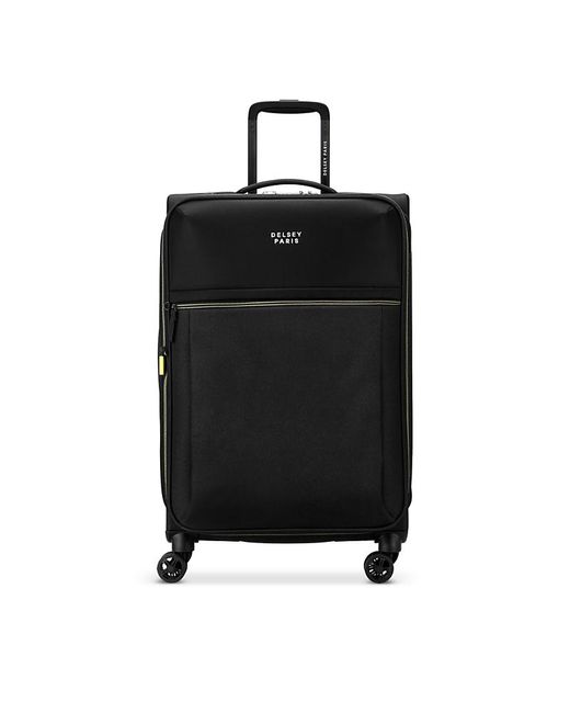 Delsey Paris Black Brochant 3 24 Expandable Spinner Suitcase