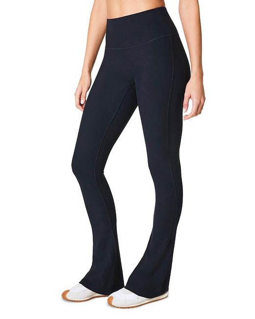 Spanx Blue Micro Flare High Rise Pants