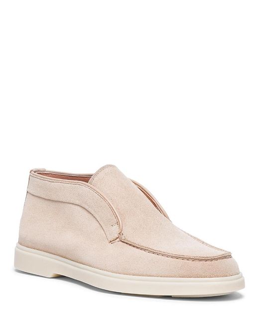 Santoni Natural Suede Desert Boot