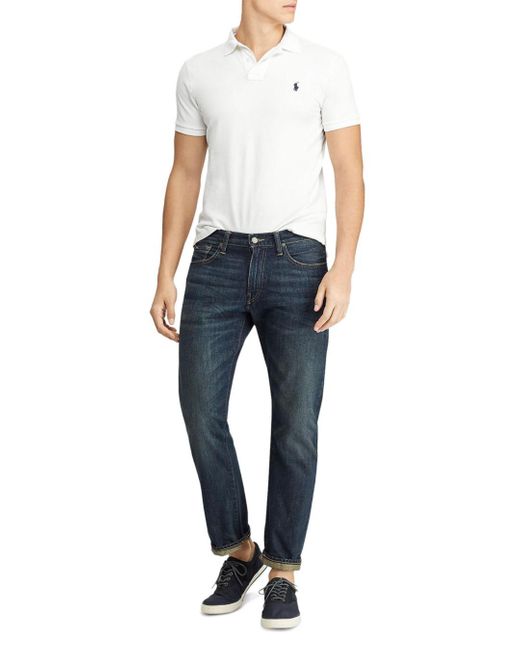 Polo Ralph Lauren Denim Hampton Relaxed Straight Fit Jeans in Washed Blue (Blue) for Men - Save 