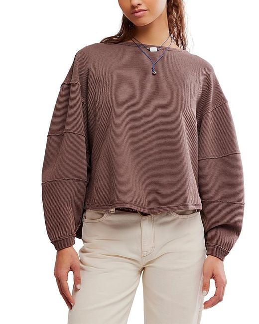 Free People Brown We The Free Total Eclipse Tee