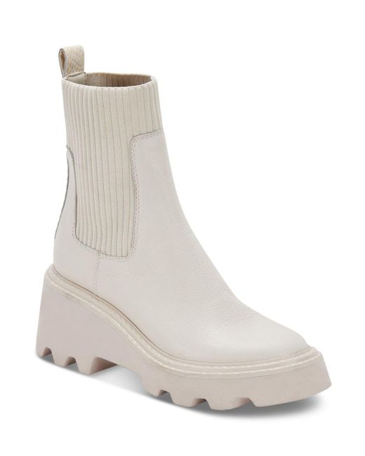 Dolce Vita Leather Hoven H2o Booties in Ivory Leather (White) | Lyst