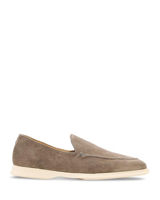 John Varvatos Gray Thompson Slip On Venetian Loafers for men