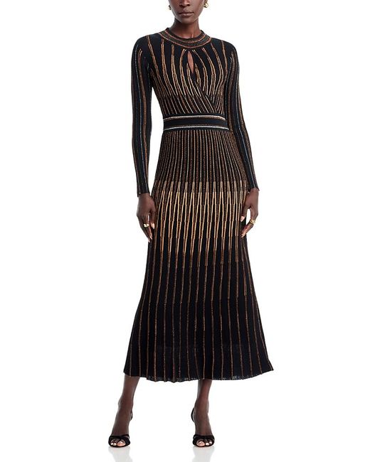 Tahari Black The Alicia Sweater Dress