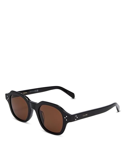 Céline Multicolor 3 Dots Square Sunglasses, 48Mm for men
