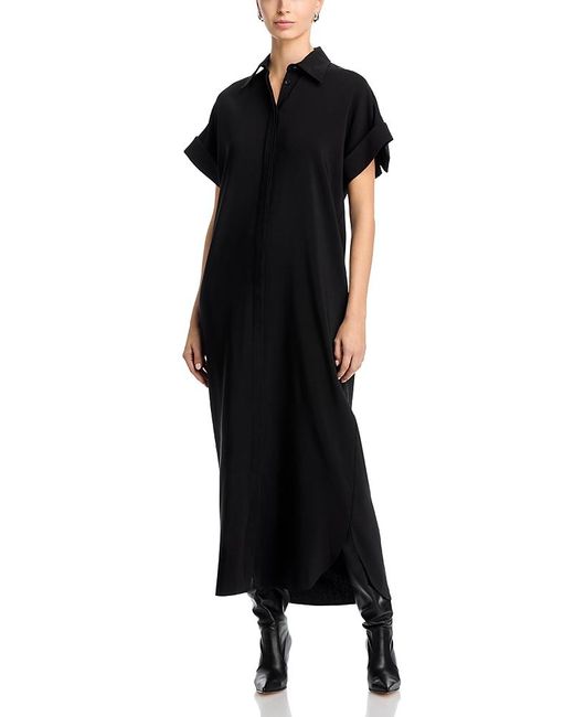 Brandon Maxwell Women's Black Emory Shirt Dress Brandon Maxwell Women's Black Emory Shirt Dress