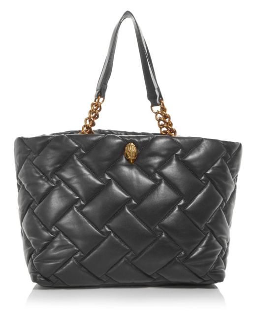 Kurt Geiger Kensington Soft Quilted Leather Shopper in Black Lyst Canada