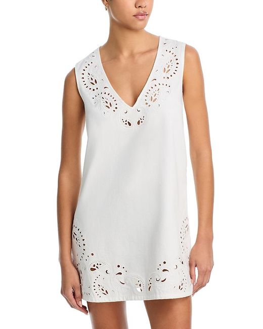 Rag & Bone White Belle Mini Dress