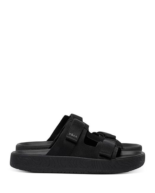 Veja Black Arpoador Slide Sandals for men