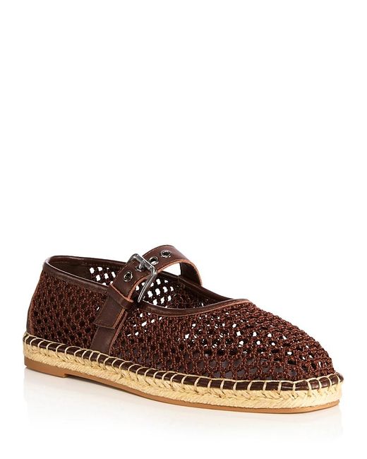 Aqua Brown Jolee Flats