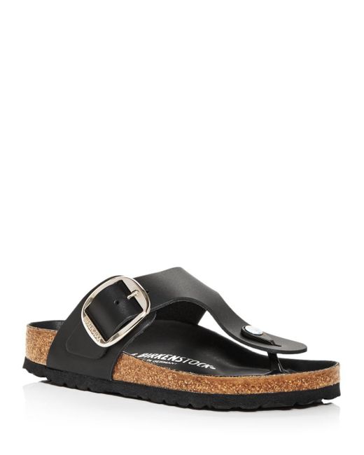 gizeh big buckle birkenstock black