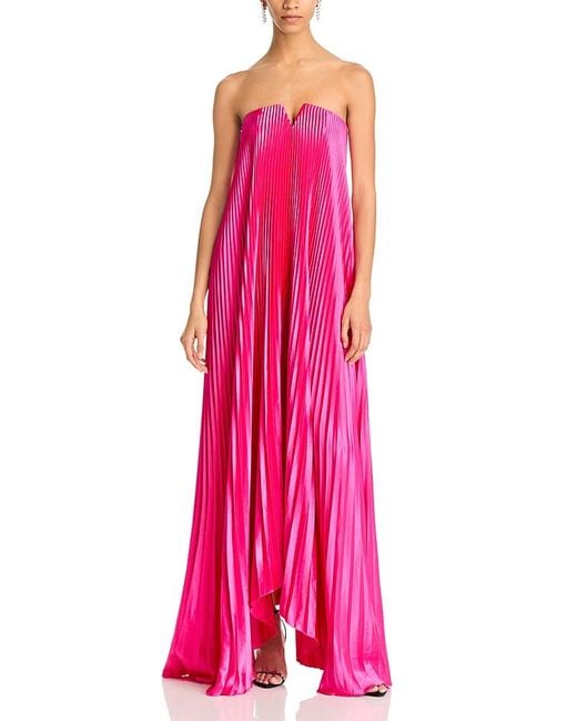L'idée Pink Tie Gown