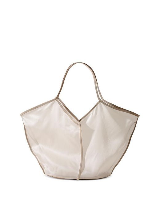 Hereu Natural X Ruohan Large Flowy Silk Tote