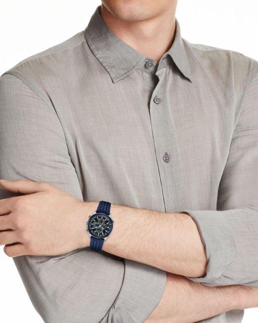 Citizen Leather Eco-drive Blue Angels 