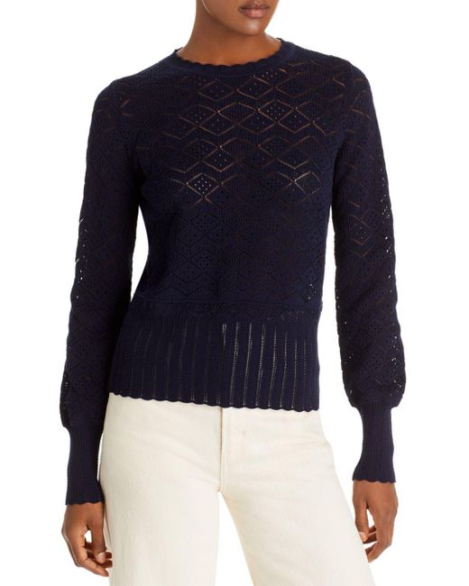 Twist Cotton Pullover Sweater 