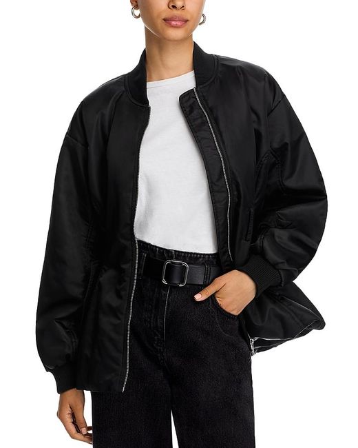 Steve Madden Black Eryn Bomber Jacket