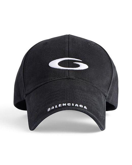 Balenciaga Black Loop Sports Icon Cap for men