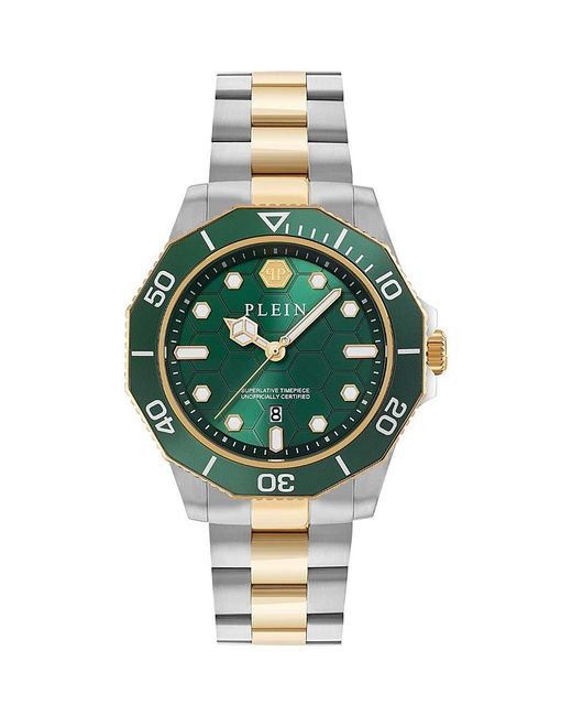 Philipp Plein Men's Green Aquastorm Watch 44Mm