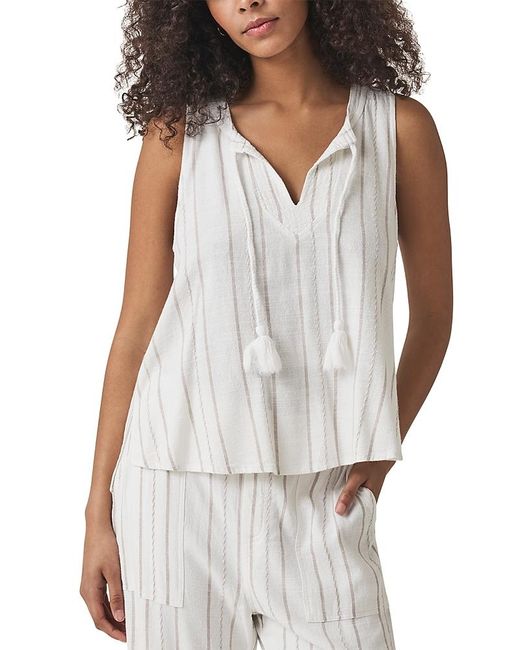 Splendid White Layla Tank Top