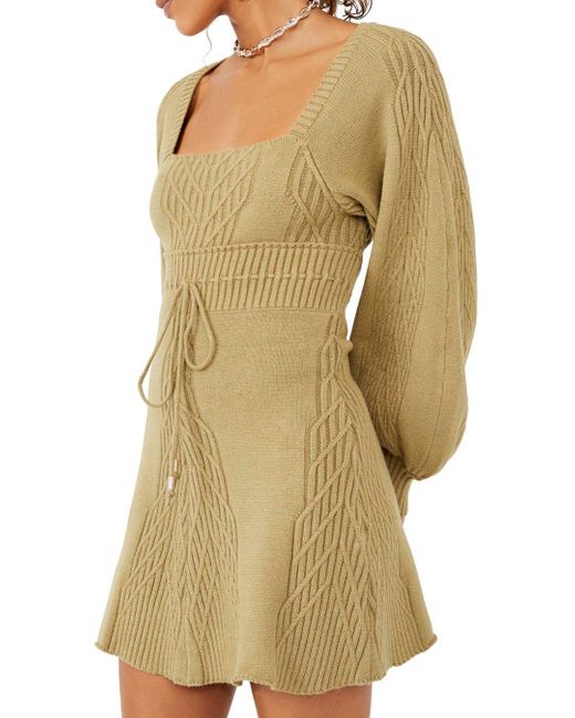 Free People Beige Emmaline Sweater Short Casual Dress Listed By Claudia P. - Tradesy