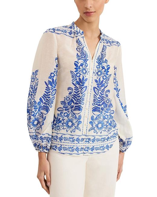 Phase Eight Blue Marisa Blouse