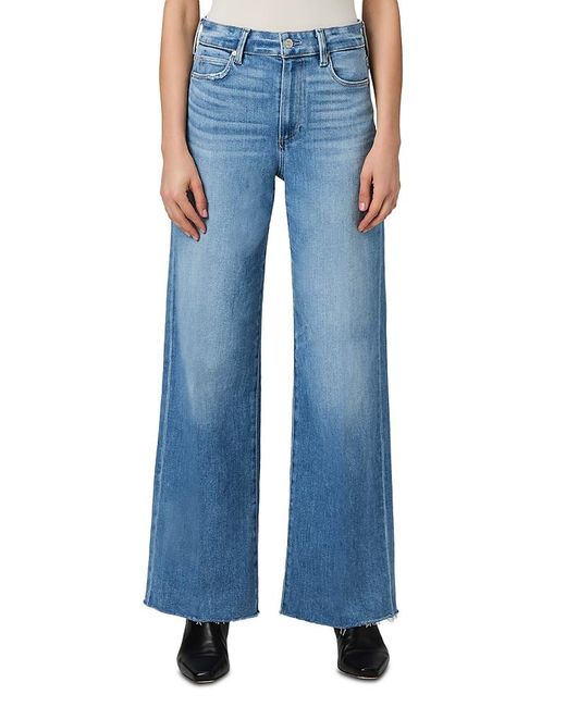 PAIGE Blue Anessa High Rise Wide Leg Jeans